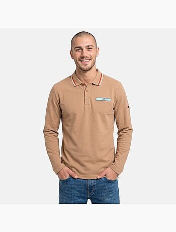 Lee cooper - polo homme à manches longues