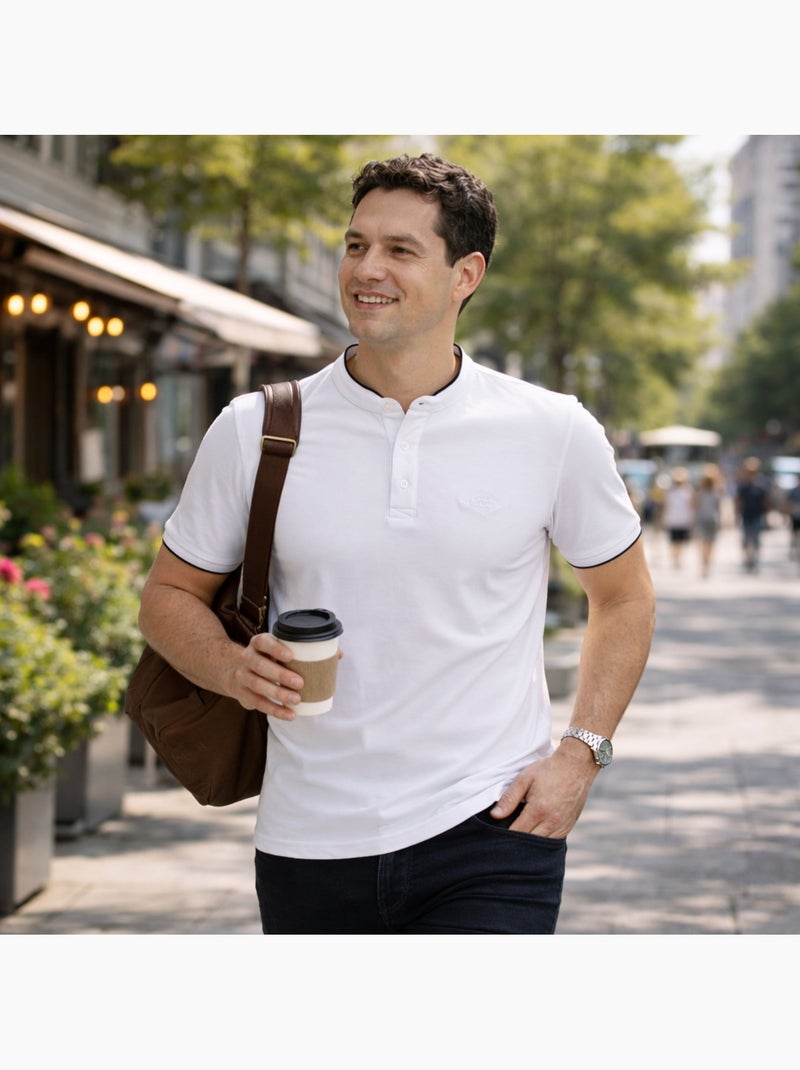 Lee Cooper - Polo homme manches courtes Blanc - Kiabi