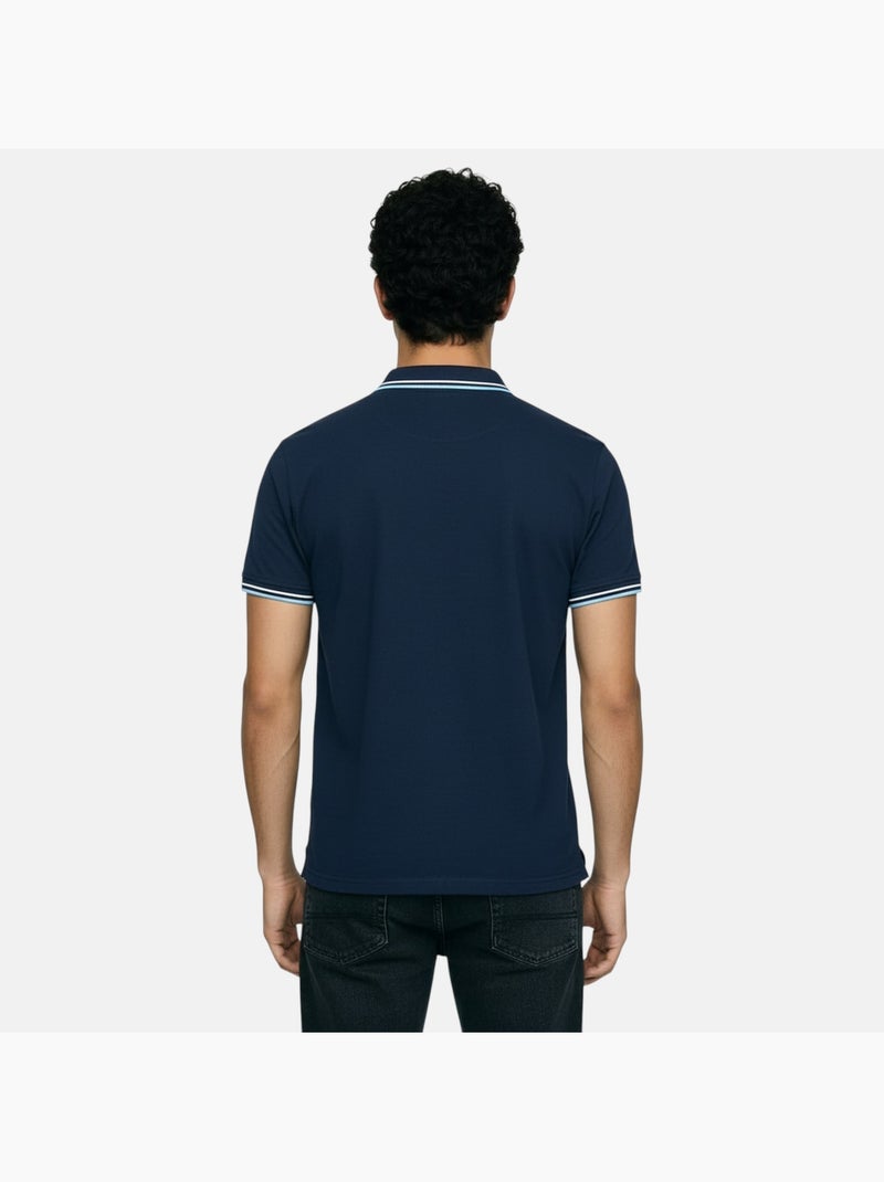 Lee Cooper - Polo homme manches courtes Bleu marine - Kiabi