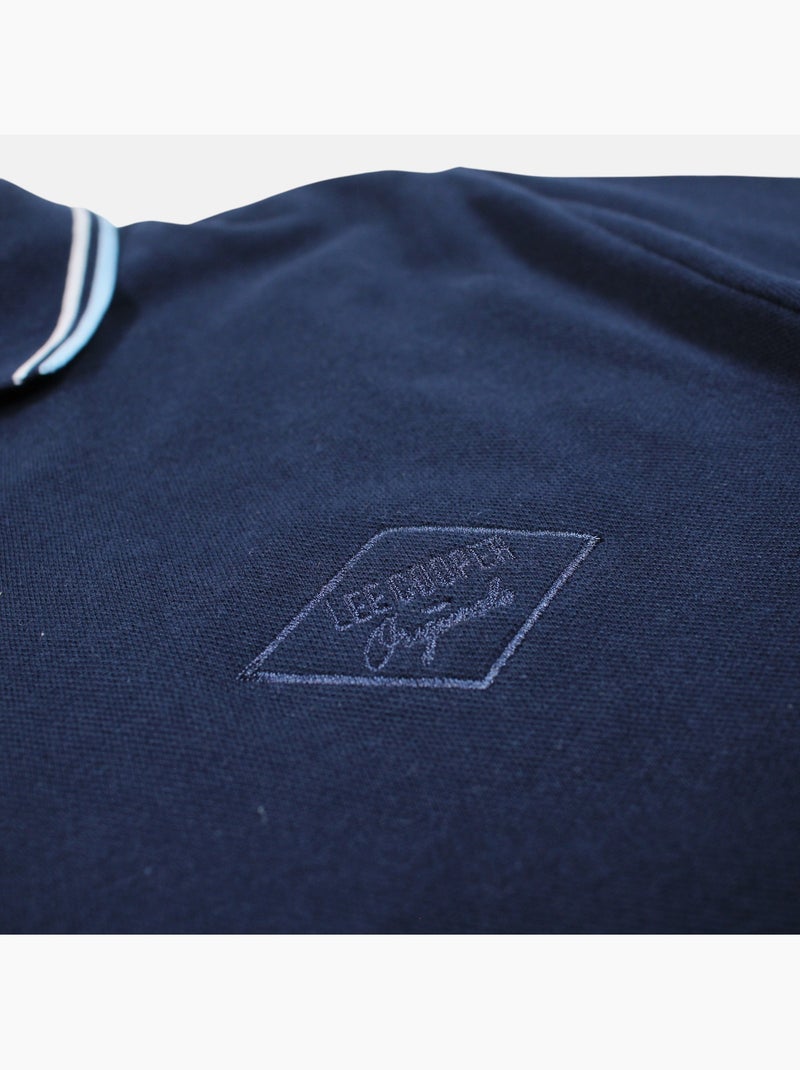Lee Cooper - Polo homme manches courtes Bleu marine - Kiabi