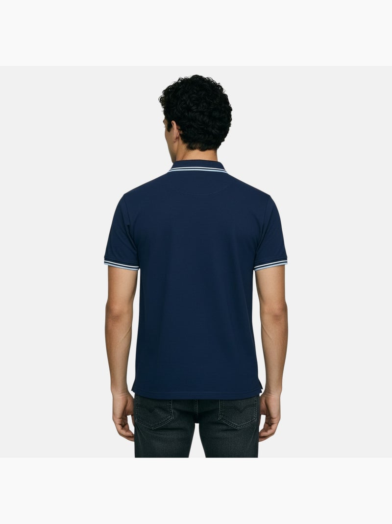 Lee Cooper - Polo homme manches courtes Bleu marine - Kiabi