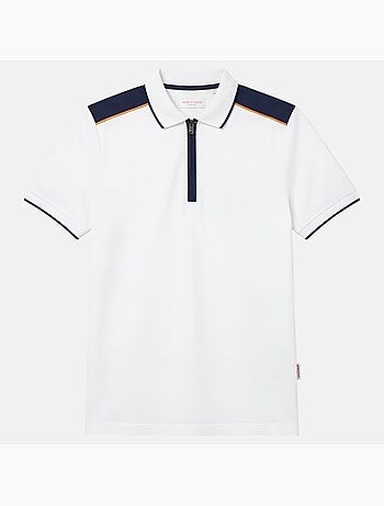 Lee Cooper - Polo homme manches courtes col zippé