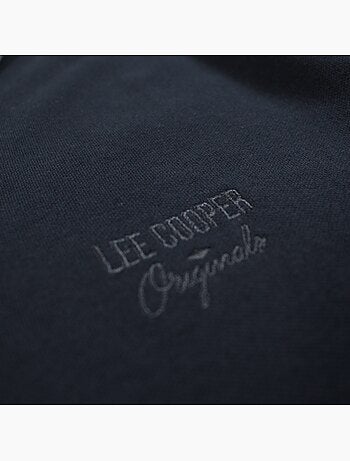 Lee Cooper - Polo homme manches courtes col zippé