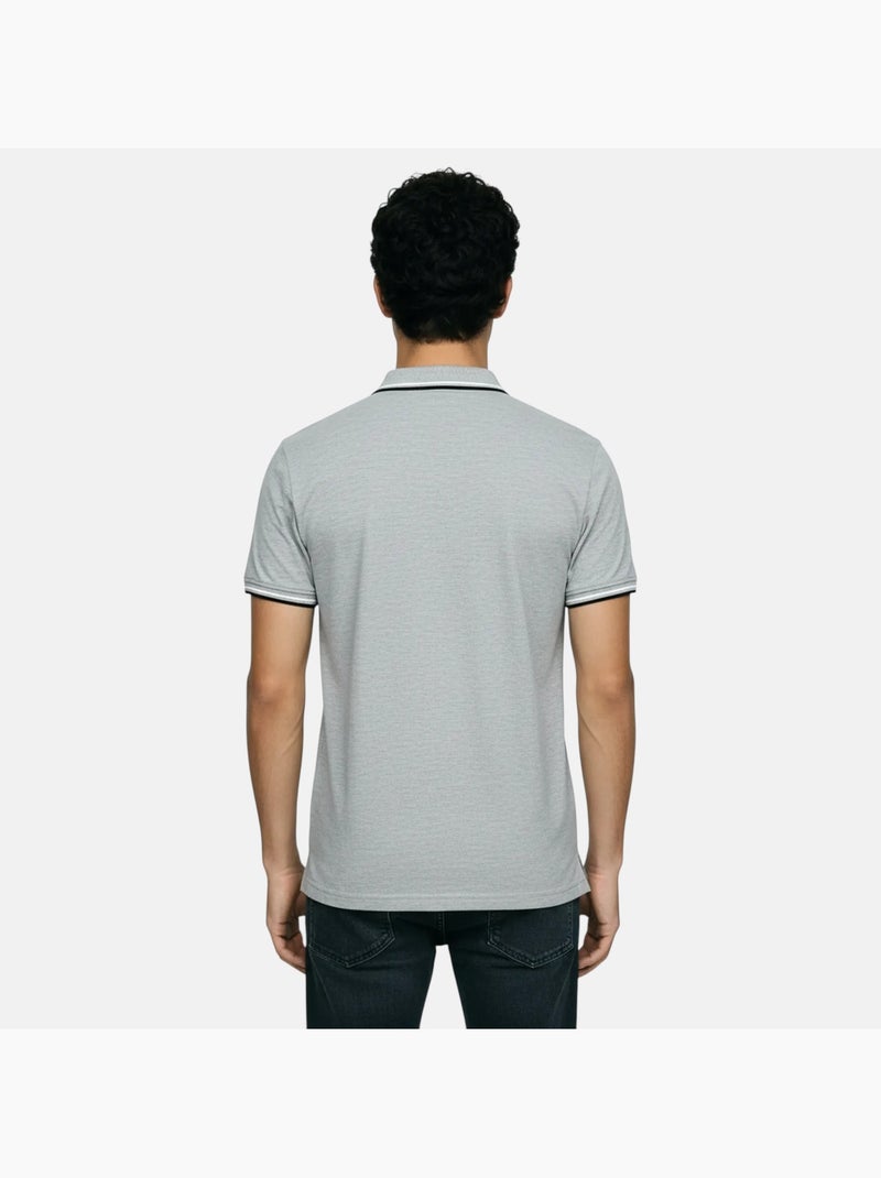 Lee Cooper - Polo homme manches courtes Gris - Kiabi