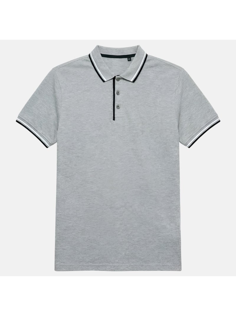 Lee Cooper - Polo homme manches courtes Gris - Kiabi