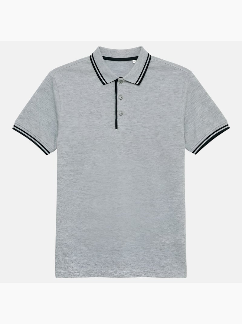 Lee Cooper - Polo homme manches courtes Gris - Kiabi