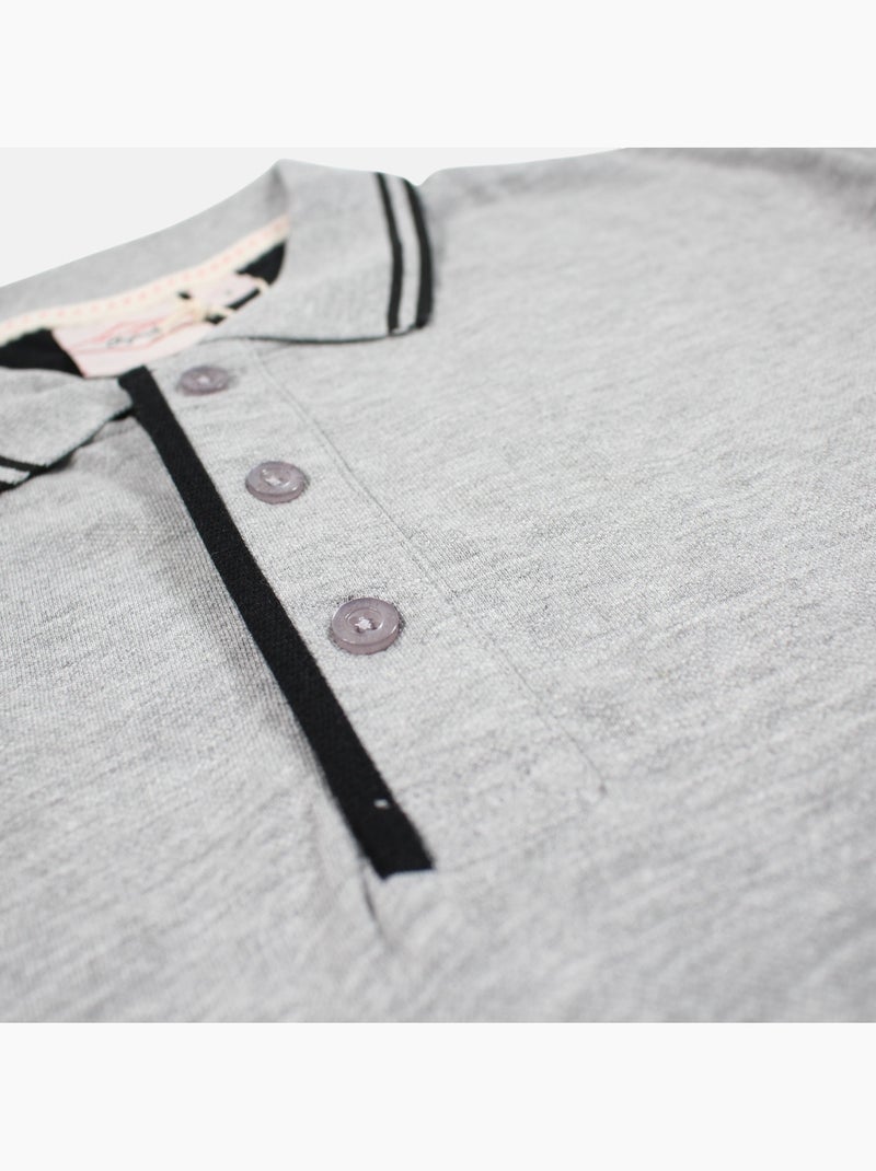 Lee Cooper - Polo homme manches courtes Gris - Kiabi