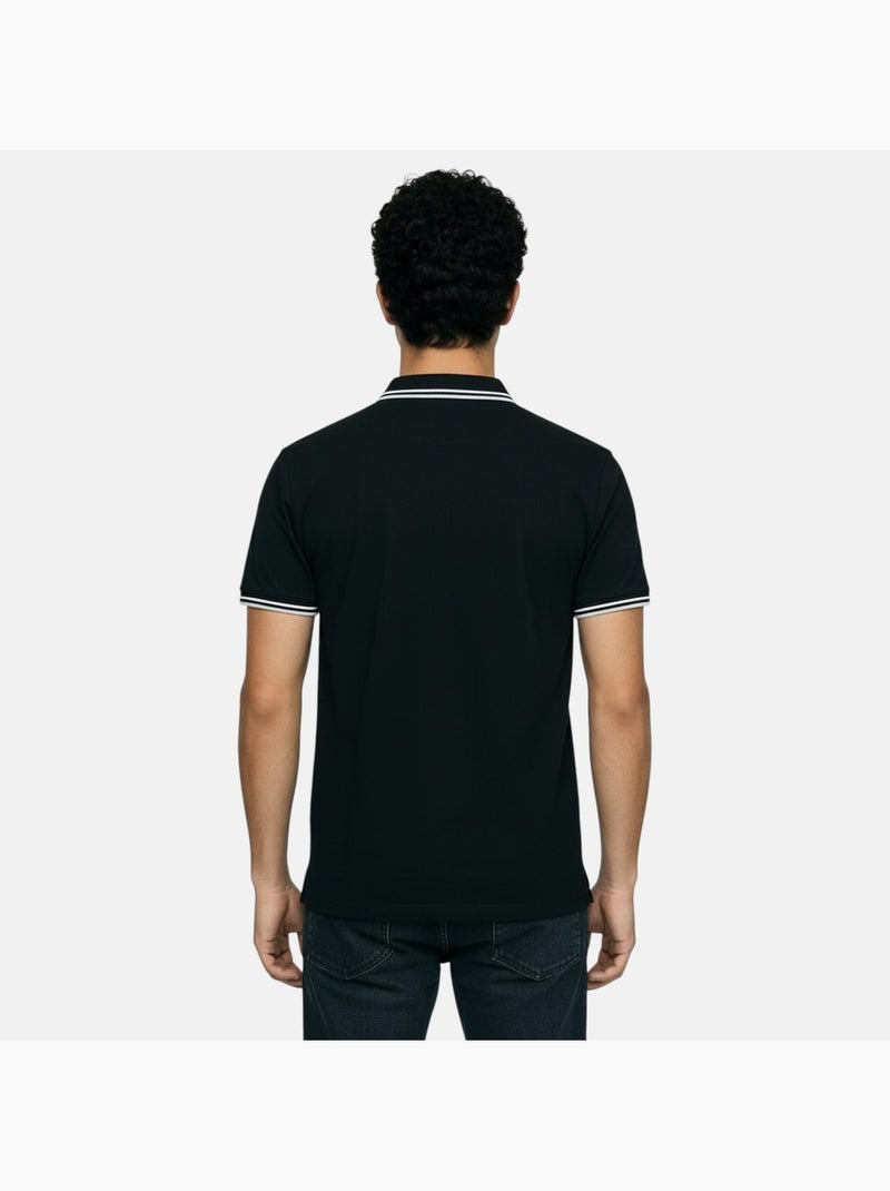 Lee Cooper - Polo homme manches courtes Noir - Kiabi