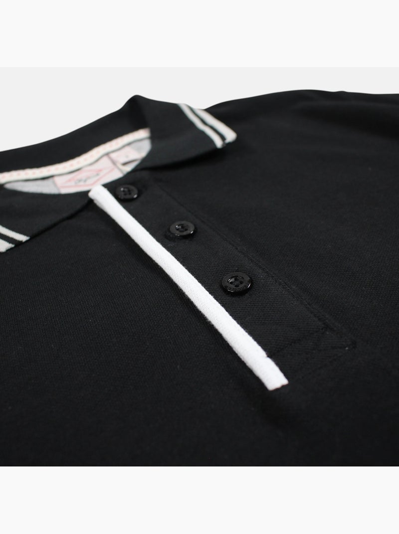 Lee Cooper - Polo homme manches courtes Noir - Kiabi