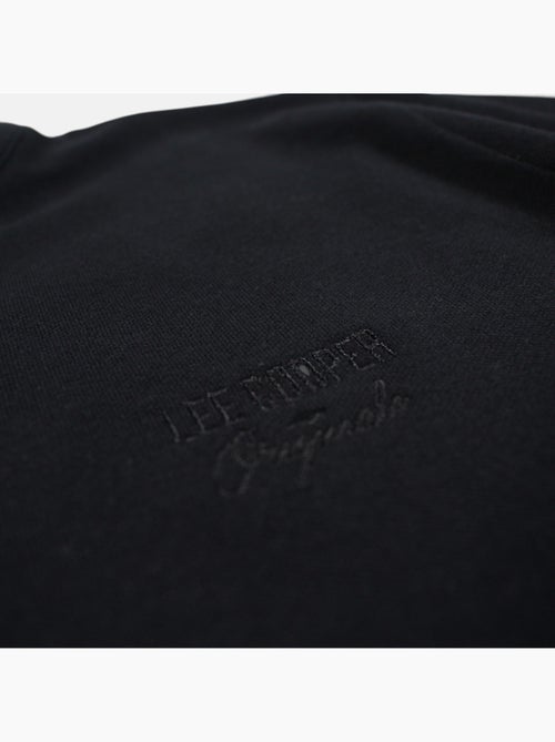 Lee Cooper - Polo homme noir manches courtes col officier - Kiabi