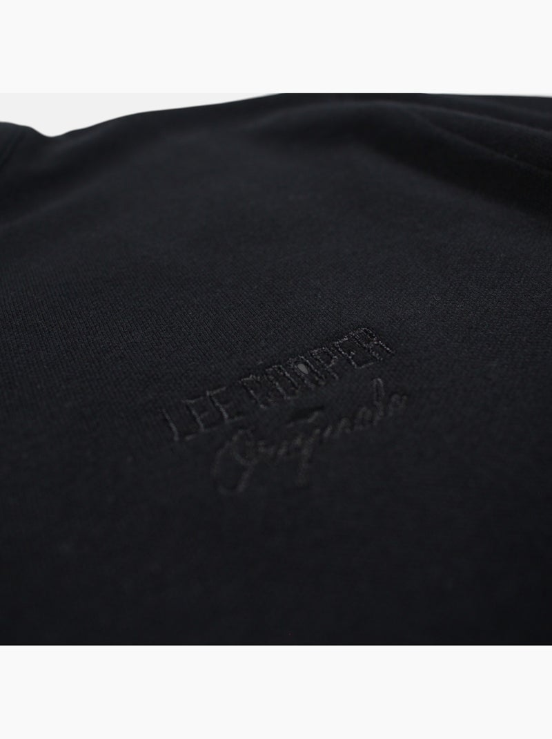 Lee Cooper - Polo homme noir manches courtes col officier Noir - Kiabi