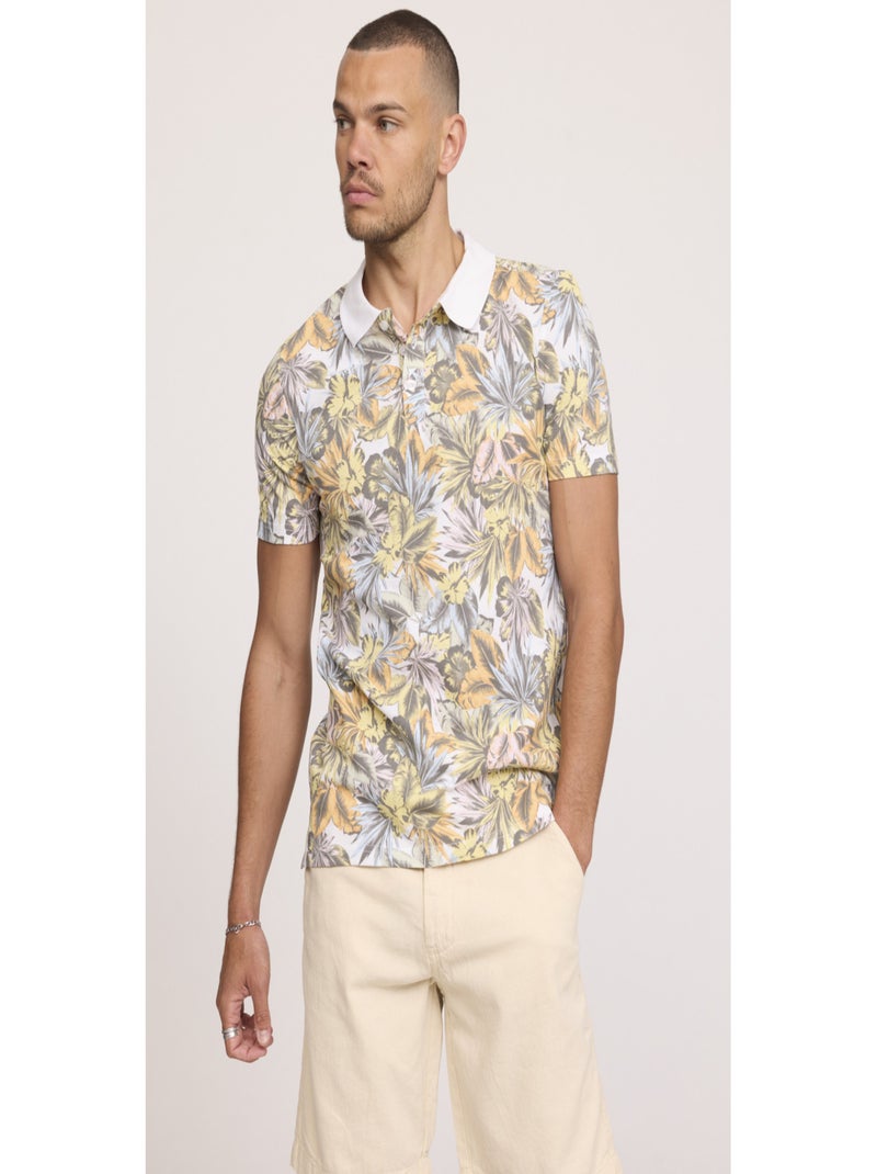 Lee Cooper - Polo manches courte coton regular BOLMI Multicolore - Kiabi