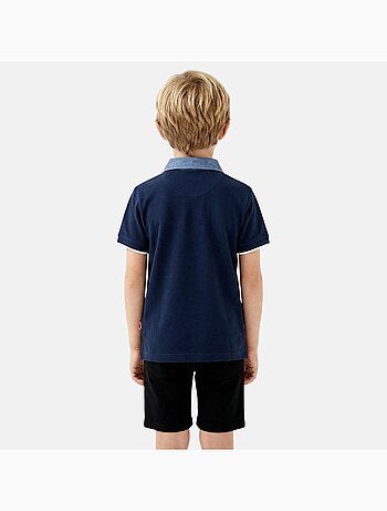 Lee cooper - polo manches courtes, col polo et patte boutonnée