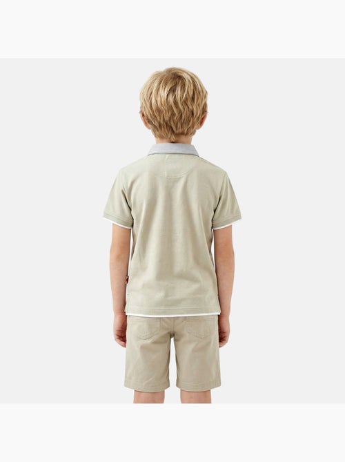Lee cooper - polo manches courtes, col polo et patte boutonnée - Kiabi