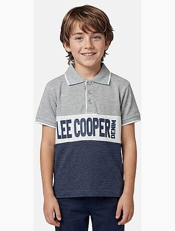 Lee Cooper - Polo manches courtes garçon imprimé