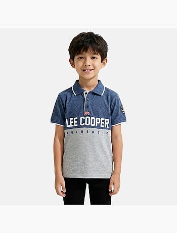 Lee Cooper - Polo manches courtes garçon imprimé