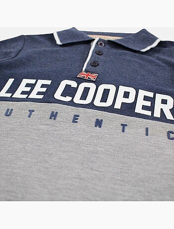 Lee Cooper - Polo manches courtes garçon imprimé