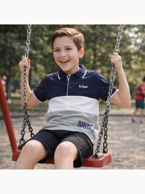 Lee Cooper - Polo manches courtes garçon imprimé - Kiabi