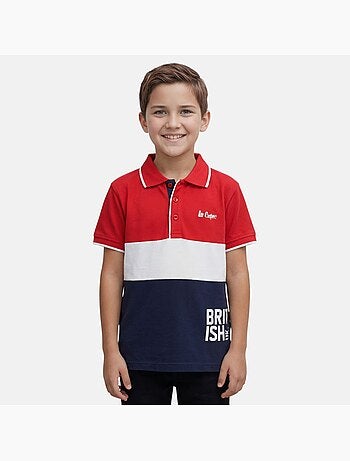 Lee Cooper - Polo manches courtes garçon imprimé