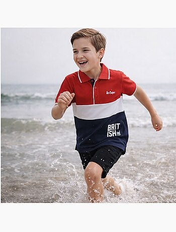 Lee Cooper - Polo manches courtes garçon imprimé