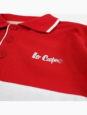 Lee Cooper - Polo manches courtes garçon imprimé