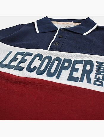 Lee Cooper - Polo manches courtes garçon imprimé