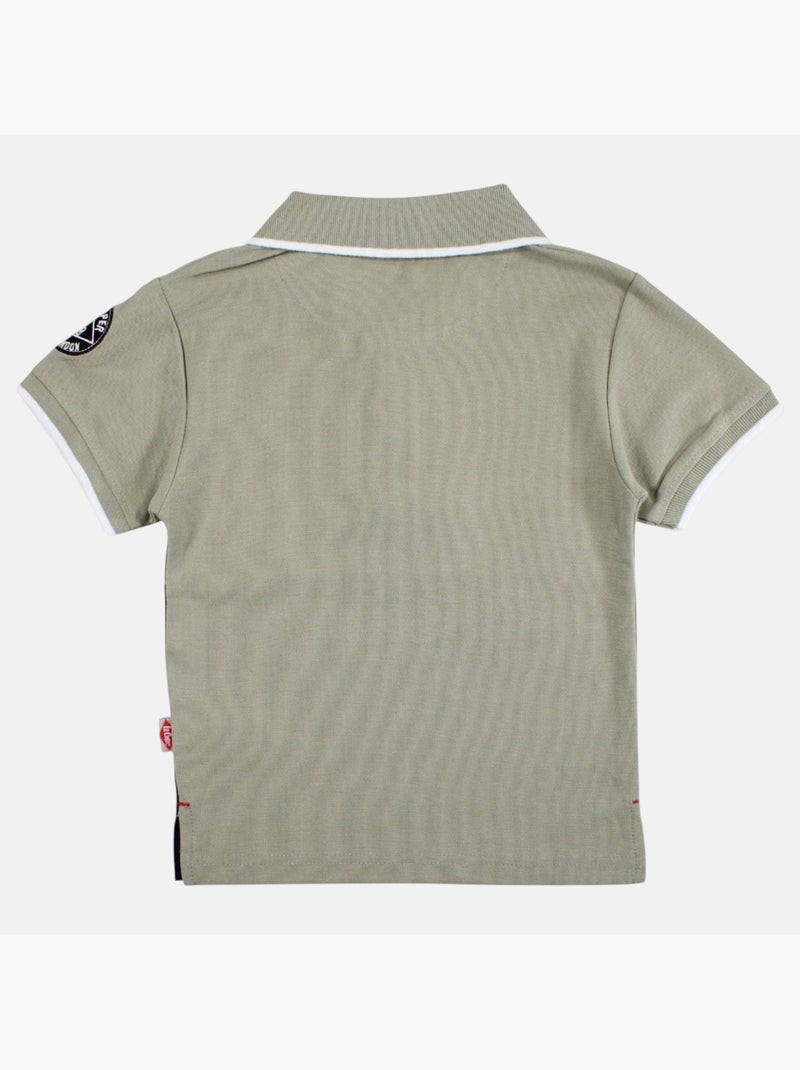 Lee Cooper - Polo manches courtes garçon imprimé Vert - Kiabi