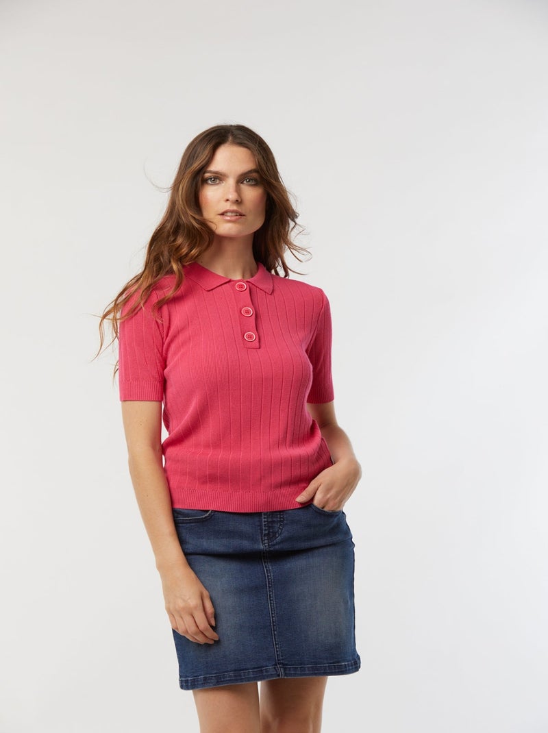 Lee Cooper - Polos CAISSY Fushia Rose - Kiabi
