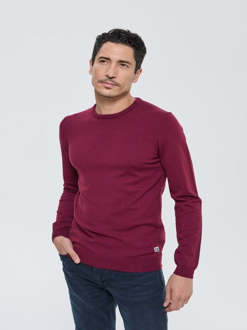 Lee Cooper - Pull Cabalo Bordeaux - Kiabi