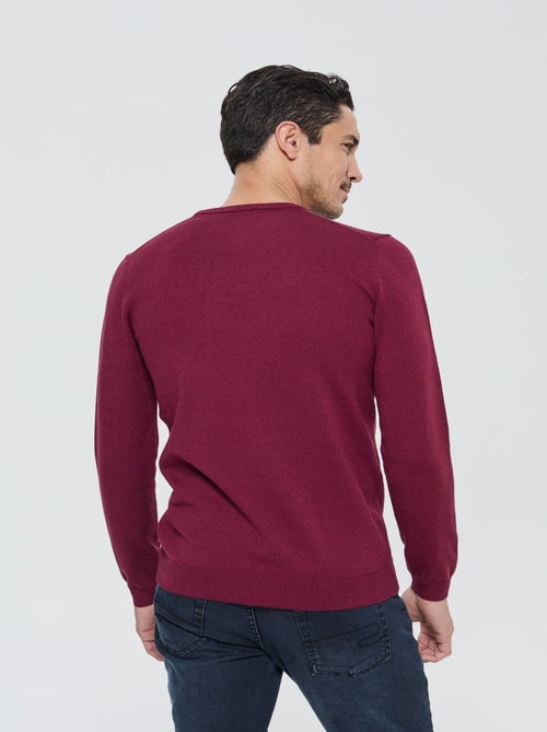 Lee Cooper - Pull Cabalo Bordeaux - Kiabi