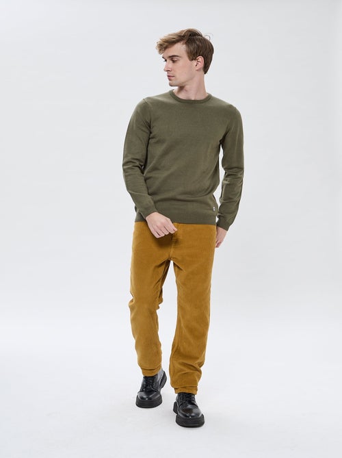 Lee Cooper - Pull Cabalo Kaki - Kiabi