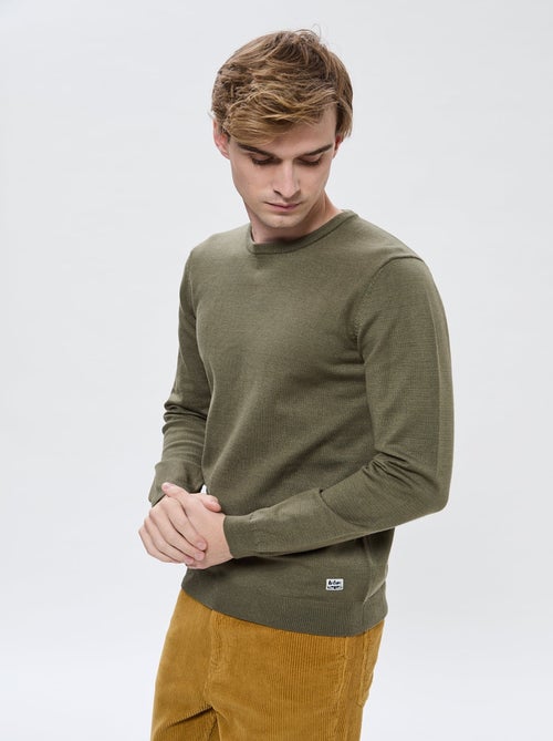 Lee Cooper - Pull Cabalo Kaki - Kiabi