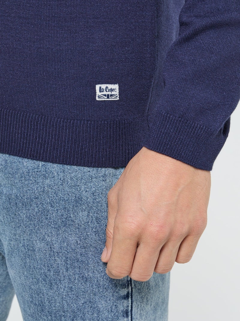 Lee Cooper - Pull Cabalo Navy Bleu marine - Kiabi
