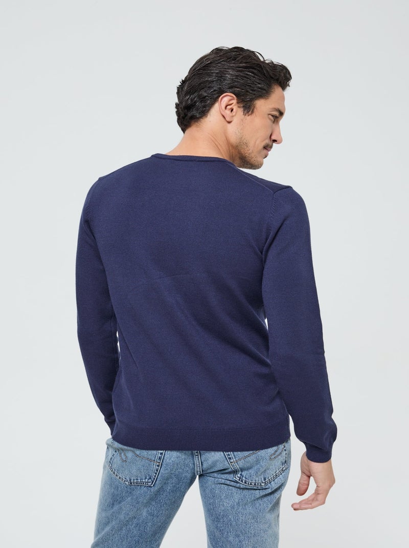 Lee Cooper - Pull Cabalo Navy Bleu marine - Kiabi