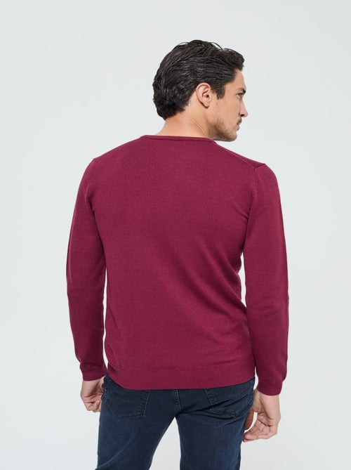 Lee Cooper - Pull Cabo Bordeaux - Kiabi Lee Cooper - Pull Cabo Bordeaux - Kiabi