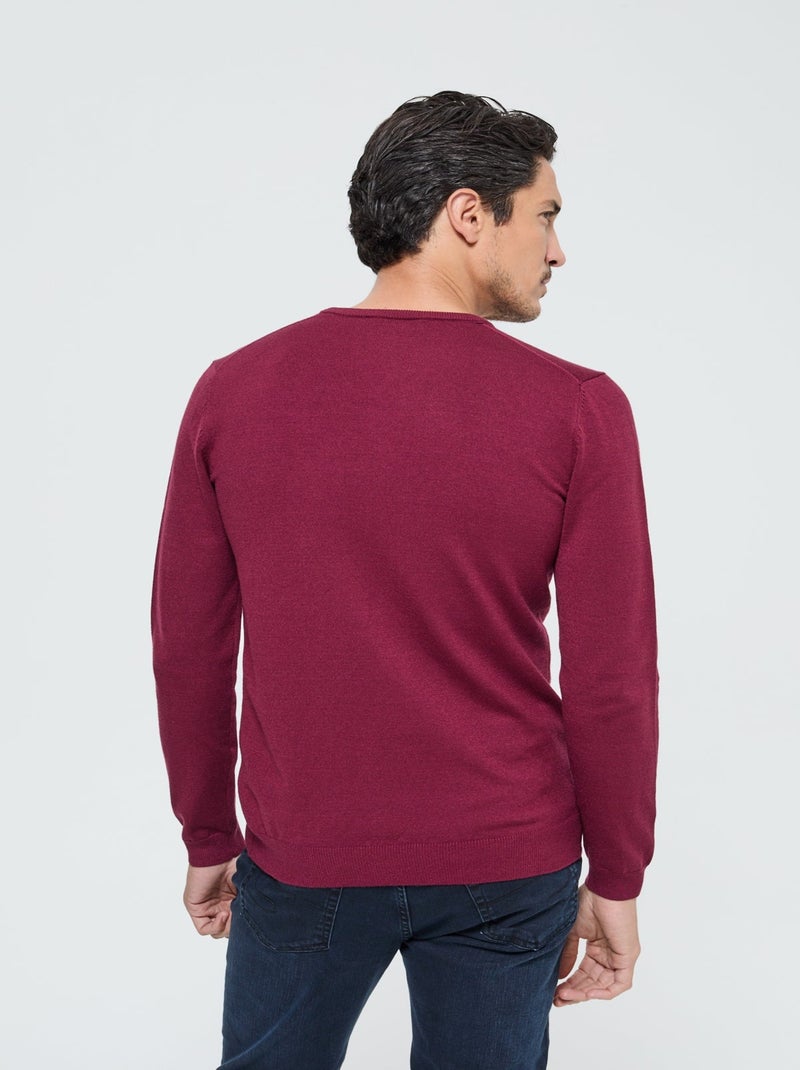 Lee Cooper - Pull Cabo Bordeaux Bordeaux - Kiabi