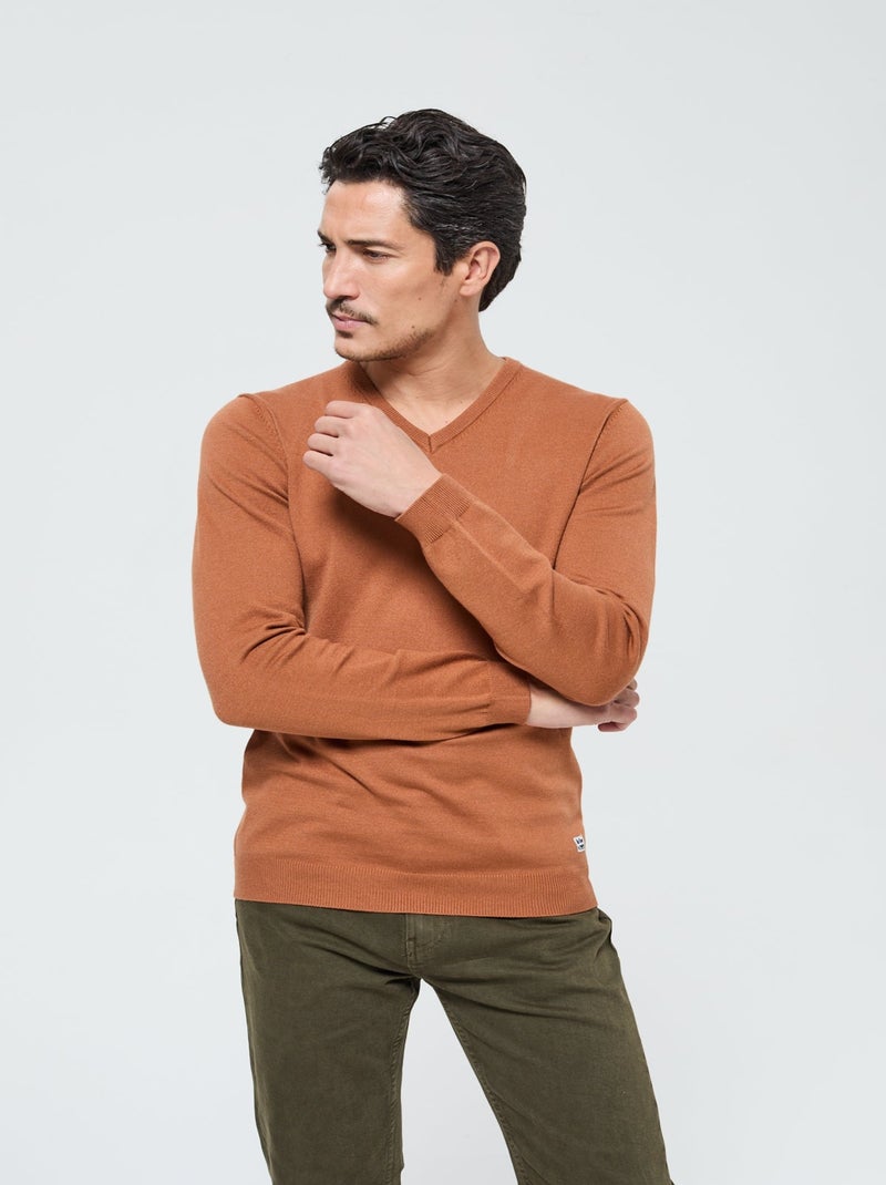 Lee Cooper - Pull Cabo Camel Camel - Kiabi