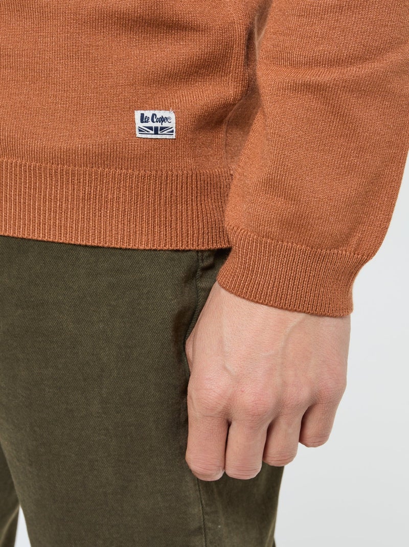 Lee Cooper - Pull Cabo Camel Camel - Kiabi