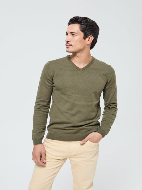 Lee Cooper - Pull Cabo Kaki - Kiabi