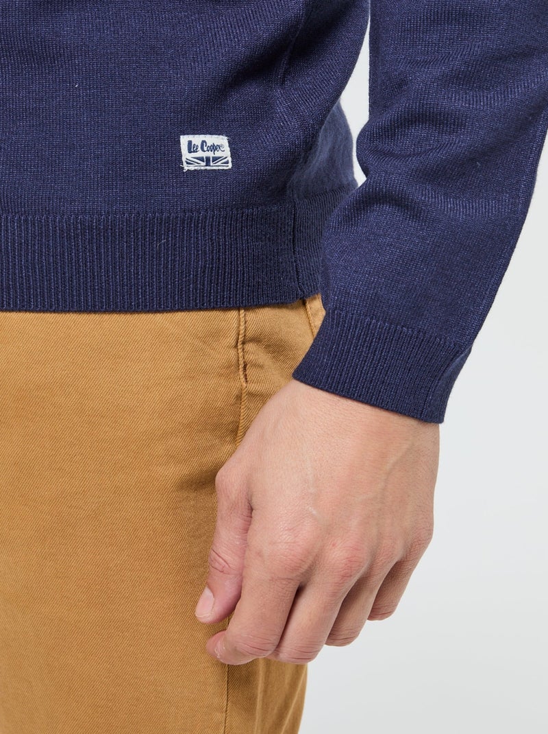 Lee Cooper - Pull Cabo Navy Bleu marine - Kiabi