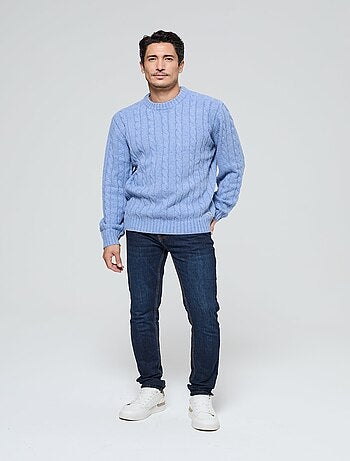Lee Cooper - Pull Cafyo Gris chiné