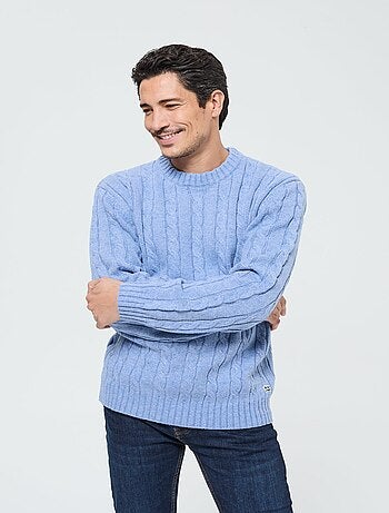 Lee Cooper - Pull Cafyo Gris chiné