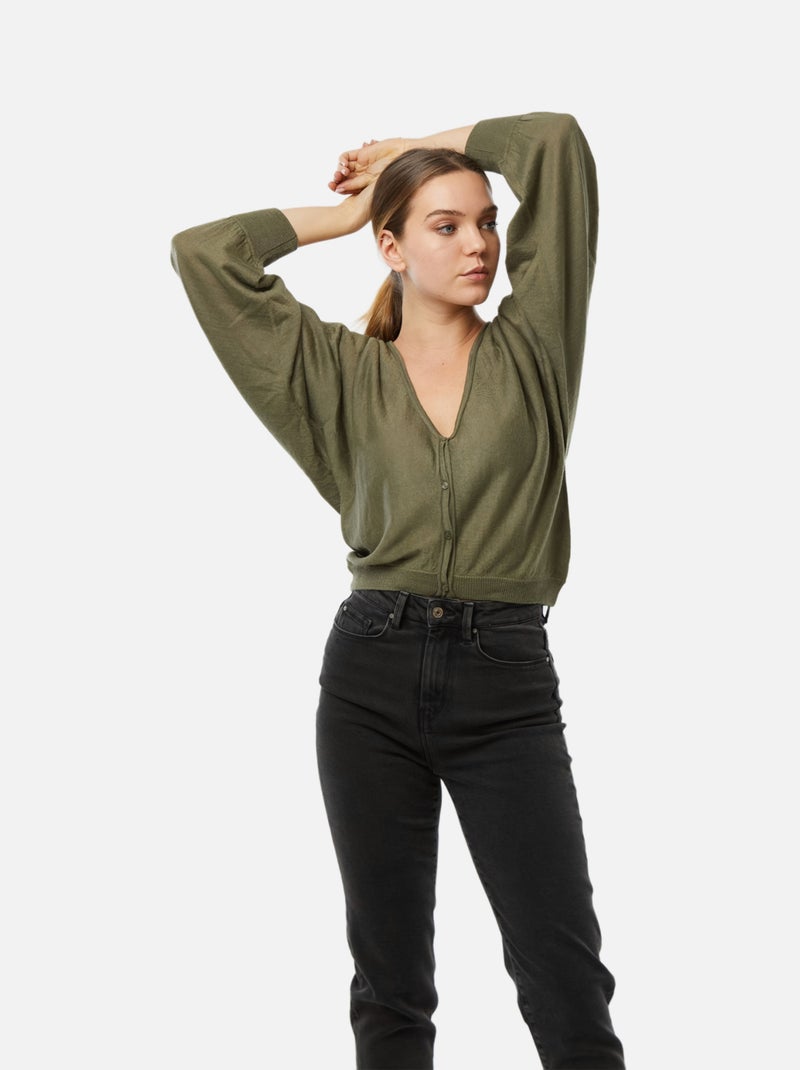 Lee Cooper - Pull CAIKA Army Vert - Kiabi