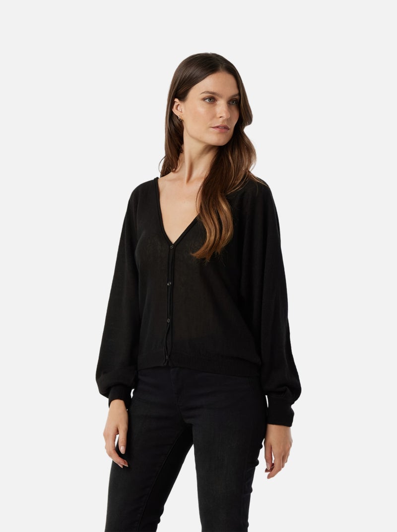 Lee Cooper - Pull CAIKA Pure Noir Noir - Kiabi