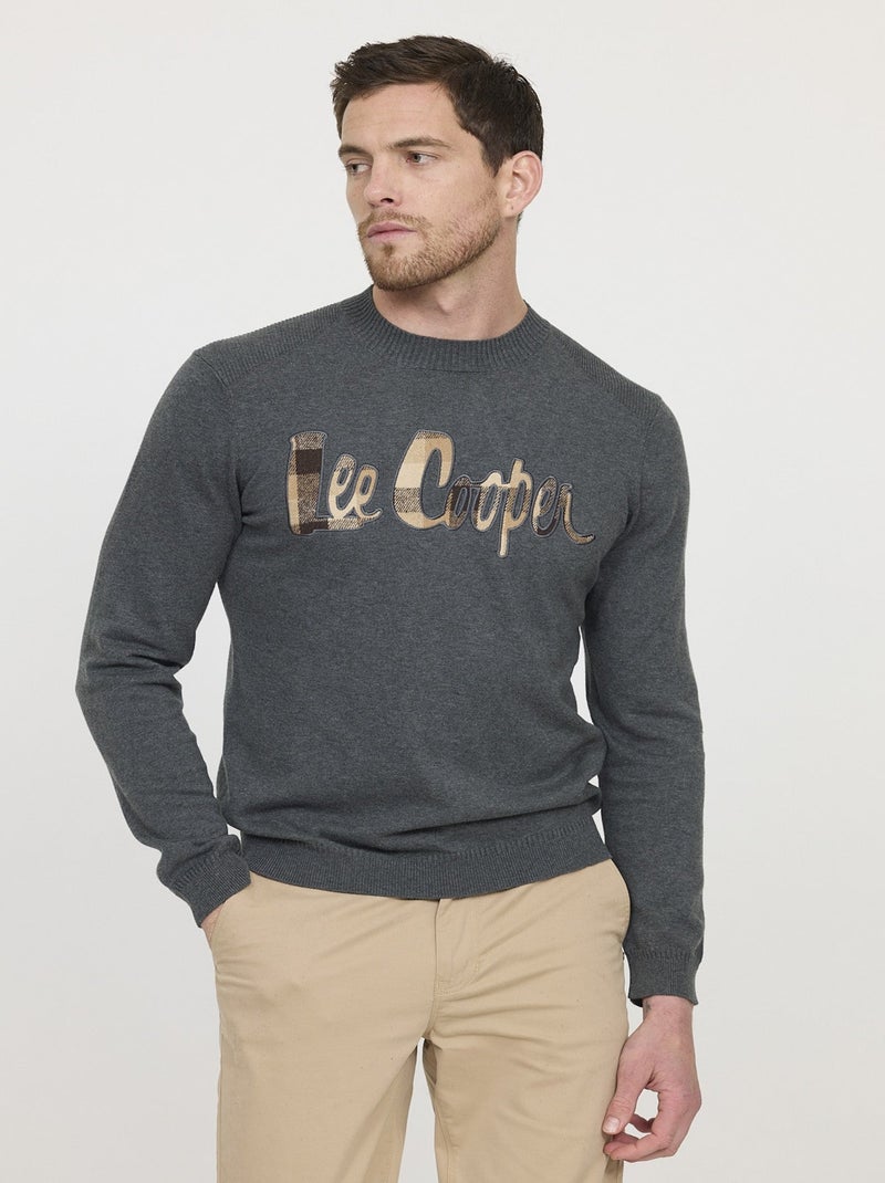 Lee Cooper - Pull CALIOS Gris chine Gris - Kiabi