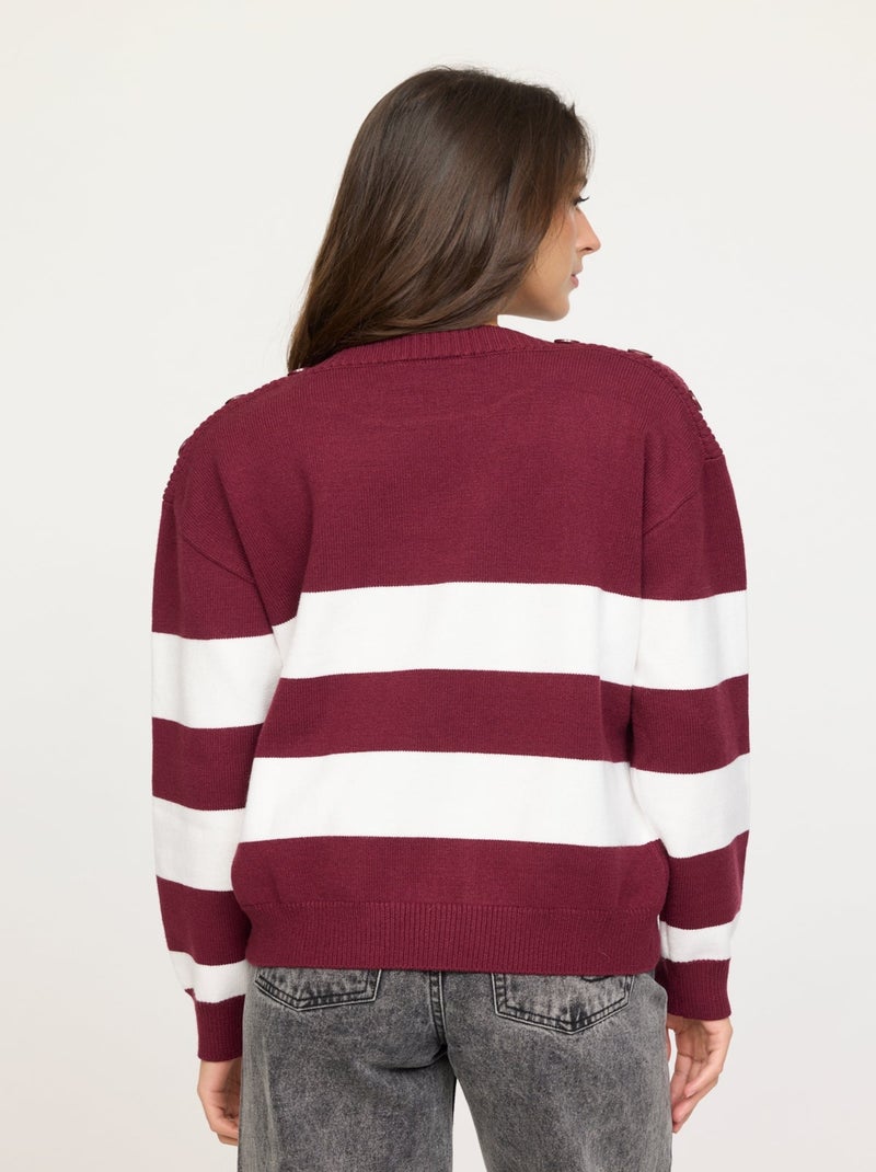 Lee Cooper - Pull Camari Bordeaux Bordeaux - Kiabi