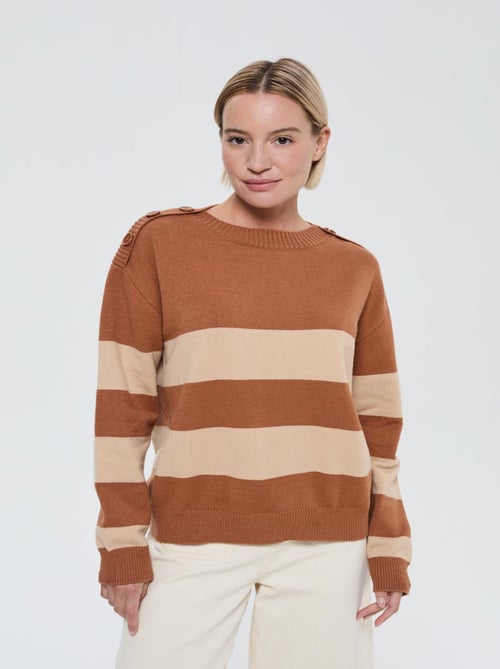 Lee Cooper - Pull Camari Camel - Kiabi