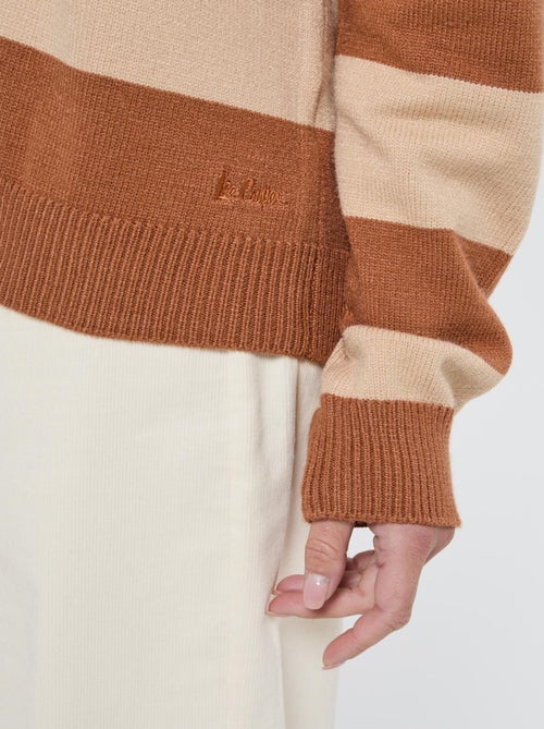 Lee Cooper - Pull Camari Camel - Kiabi