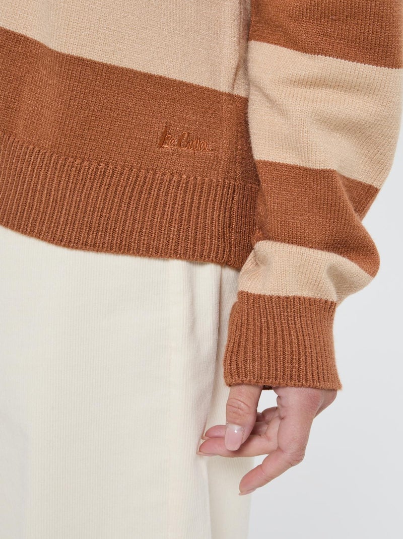 Lee Cooper - Pull Camari Camel Camel - Kiabi