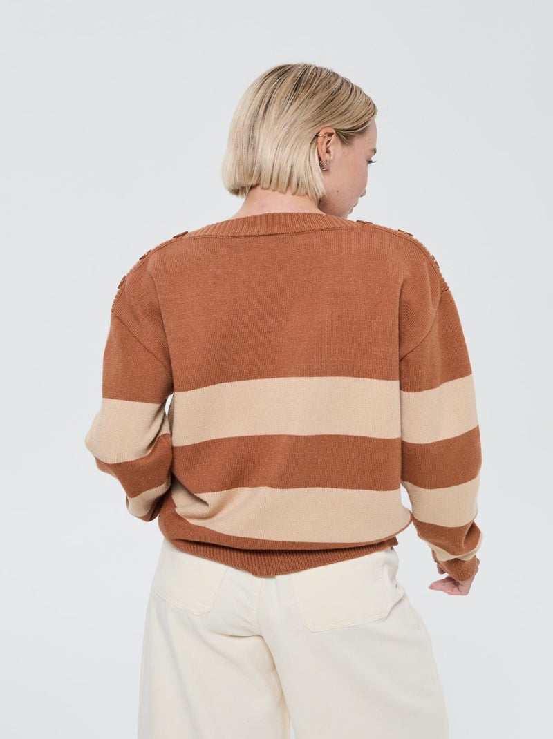 Lee Cooper - Pull Camari Camel Camel - Kiabi
